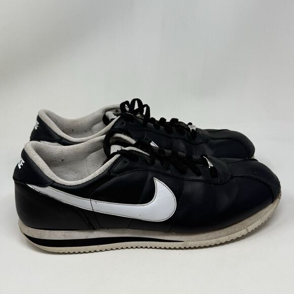 Nike Other - Nike Cortez 72 Basic Leather OG Shoes Mens 13 Black Retro Sneakers 316418-012